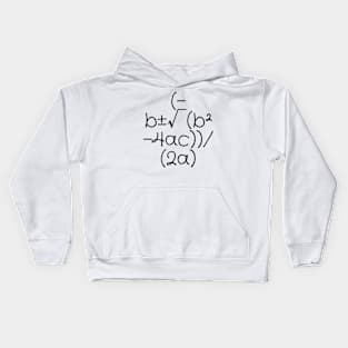 Quadratic Formula Kids Hoodie